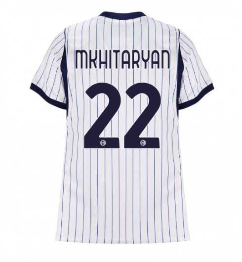 Inter Milan Henrikh Mkhitaryan #22 Bortedrakt Dame 2026-27 Korte ermer Inter Milan Henrikh Mkhitaryan #22 Bortedrakt Dame 2026-27 Korte ermer